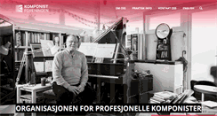 Desktop Screenshot of komponist.no